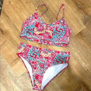 Colorful Paisley Bikini Set